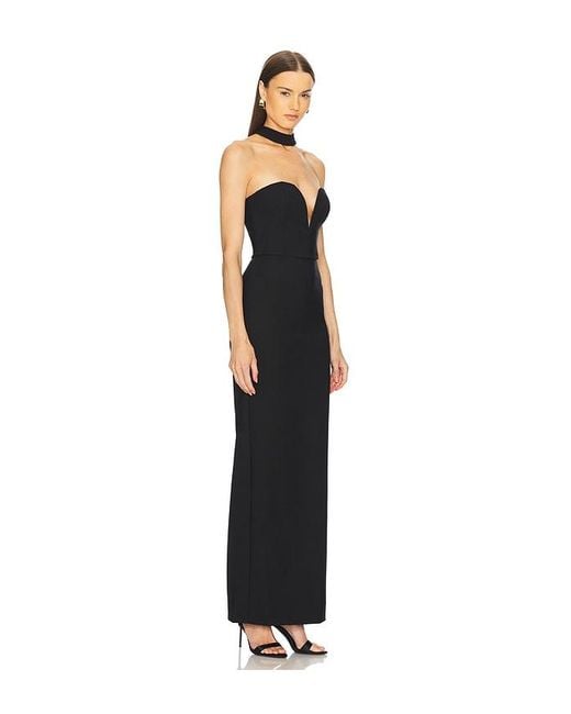 Michael Costello Black X Revolve Daija Gown