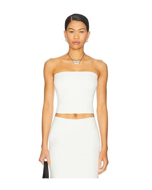 Leset White Rio Bandeau Top
