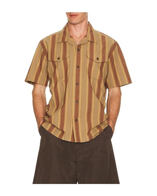 Filson Brown Chambray Camp Shirt for men
