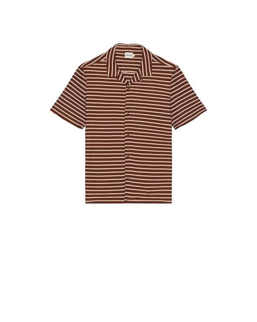 BOUND Red Stripe Jacquard Shirt for men