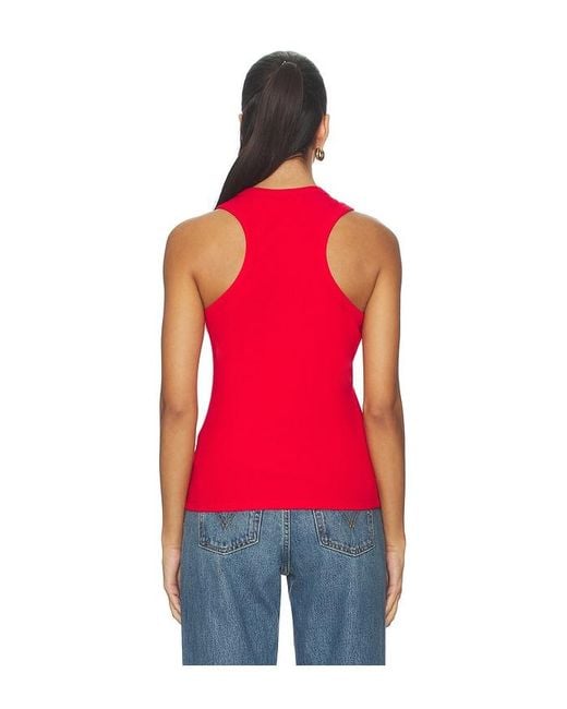 Terez Red X Revolve Phillies Scoop Neck Rib Tank Top
