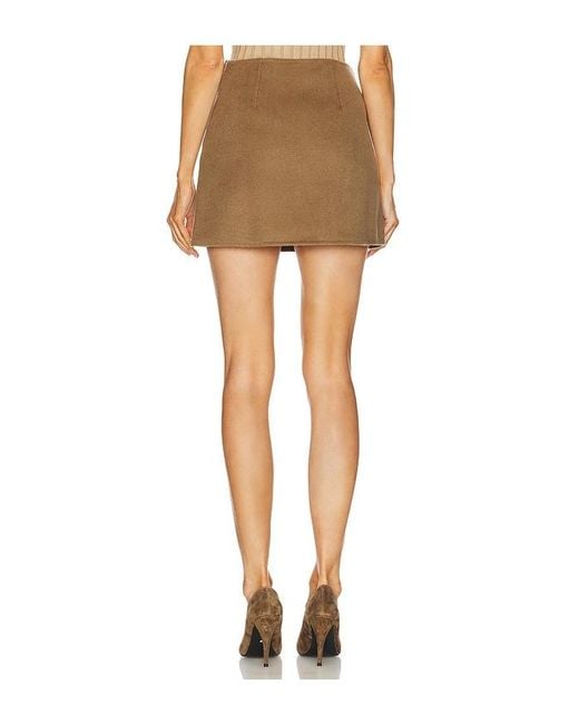 L'academie Natural 'Academie Milly Wool Mini Skirt