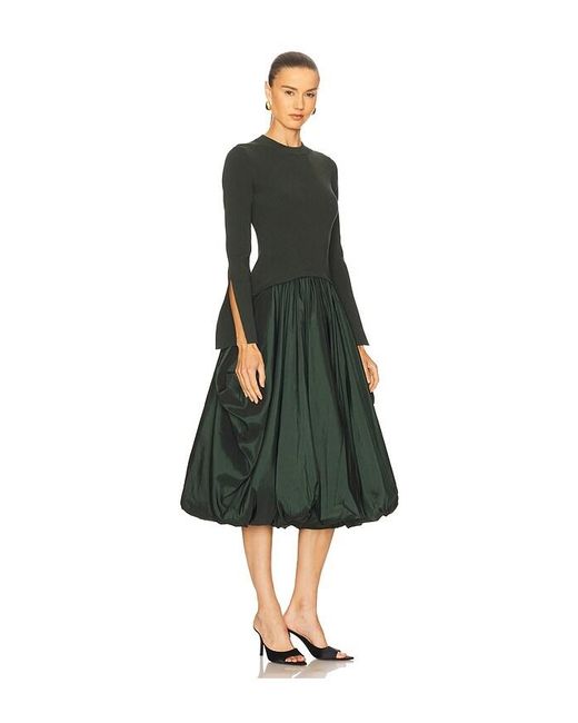 Jonathan Simkhai Green Midi-Kleid Kenlie