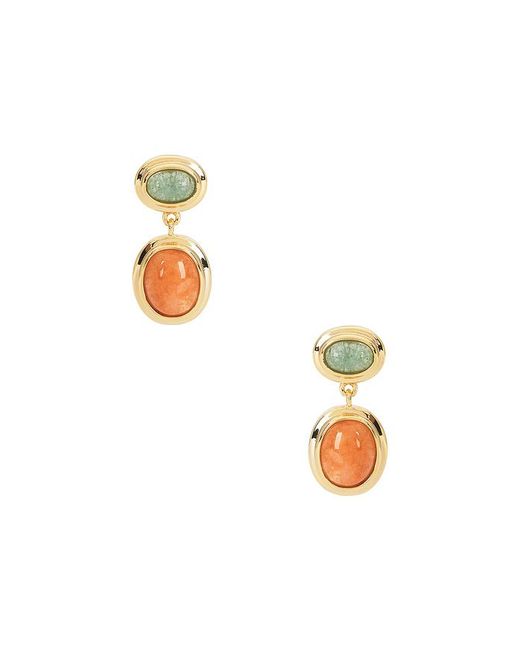 Luv Aj White Sunset Double Stone Studs