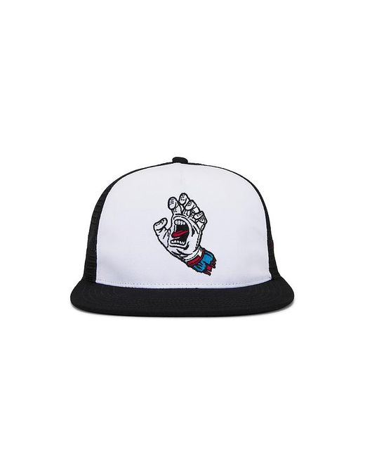 Malbon White X Santa Cruz Trucker Hat for men