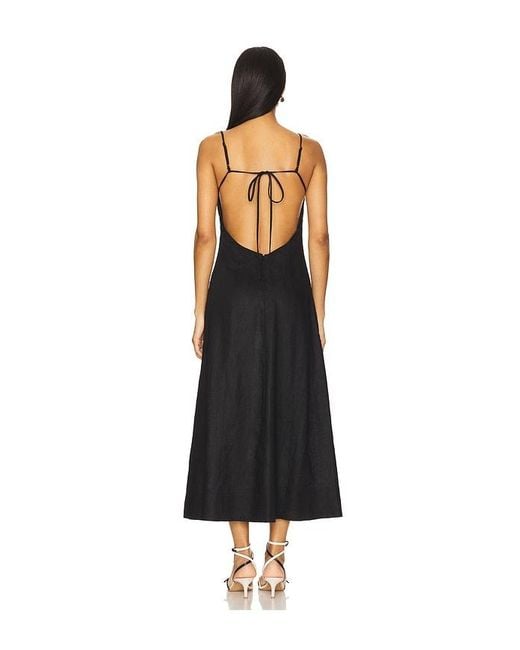 Tularosa Black Jaxi Midi Dress