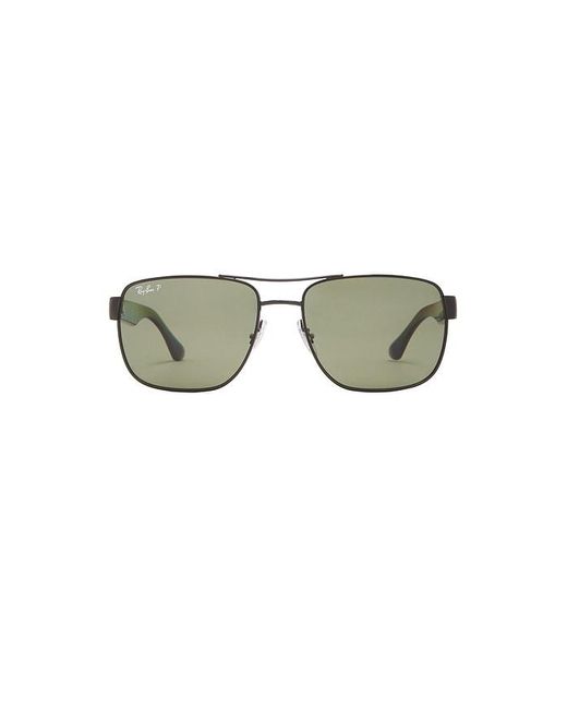 Ray-Ban Green Square Sunglasses for men