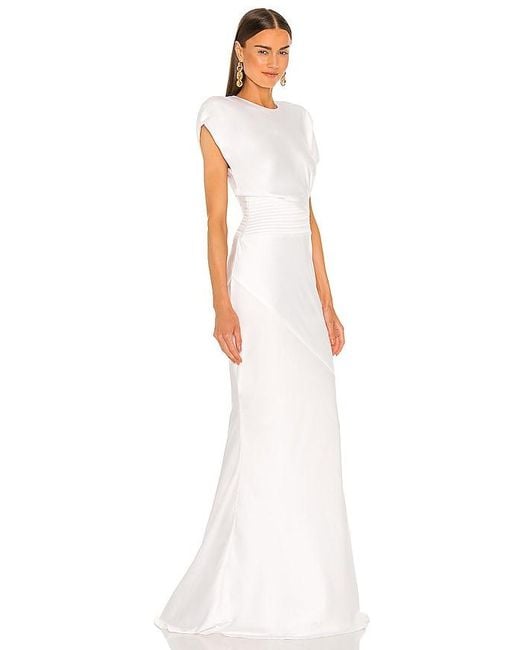 Zhivago White Bond Gown