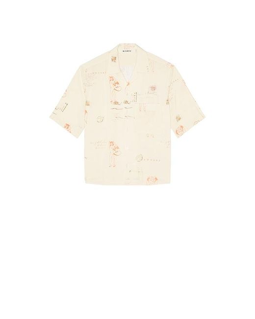 M I S B H V Natural Devil & Angel Postcard Shirt for men