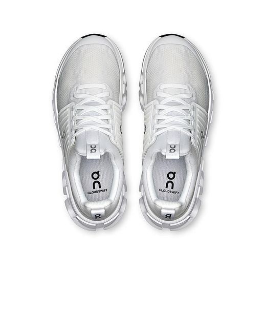 On Shoes White Youth Cloudswift Sneaker