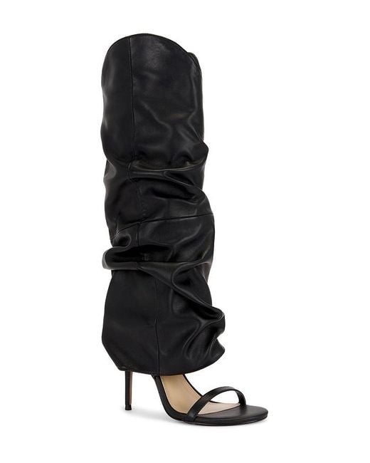 Steve Madden Black Ravine Heeled Boot
