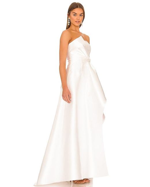 Elliatt White Protea Gown