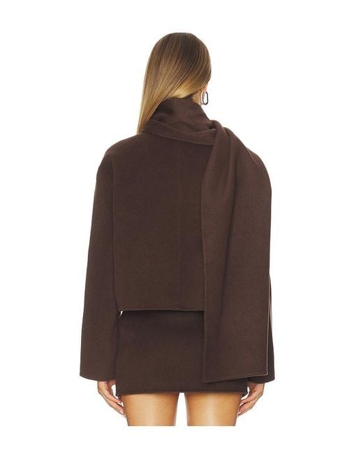 L'academie Brown 'Academie Milly Wool Jacket