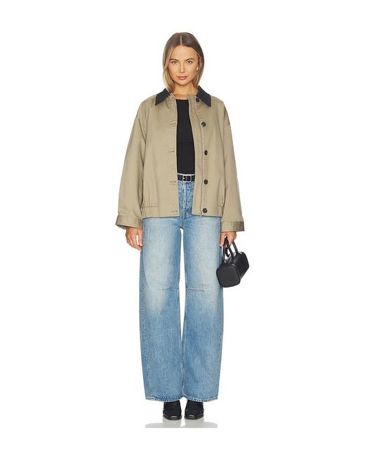 Pistola Blue Sydney High Rise Bowed Wide Jeans