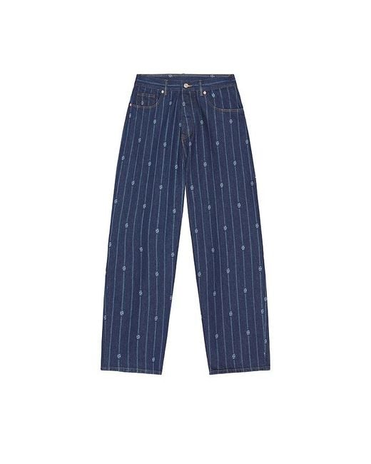 Drole de Monsieur Blue Le Jean Baggy Monogramme for men