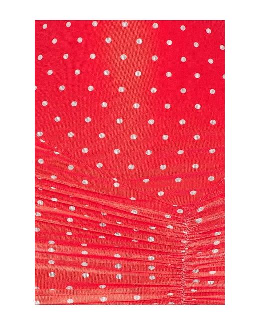 AFRM Red X Revolve Mirza Dress