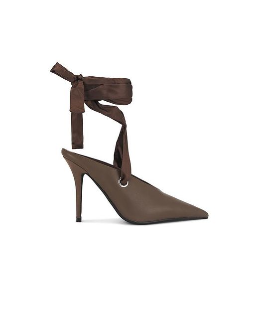 Jeffrey Campbell Brown Grateau Mules