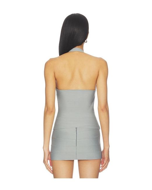Nii HAI Blue Bandage Halter Top