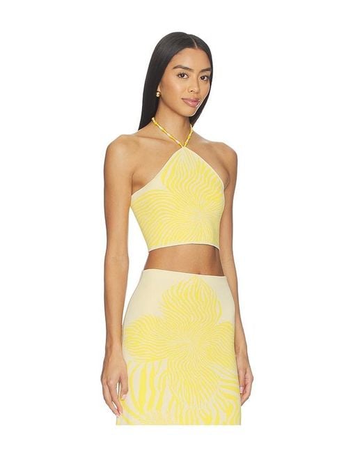 Alexis Yellow Gala Top