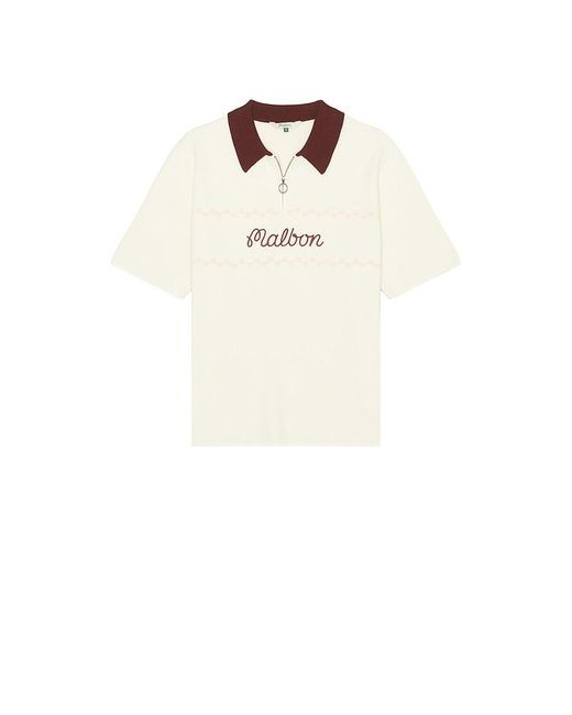 Malbon Blue Benny Sweater Polo for men