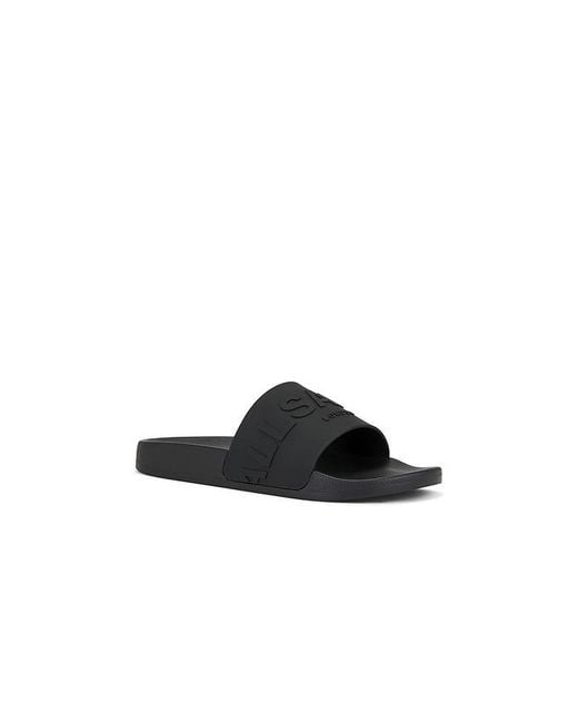 AllSaints Black Biggy Slider for men