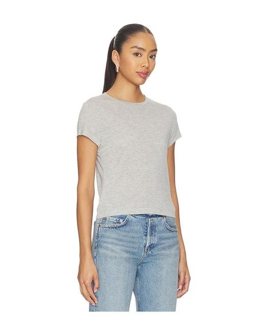 Agolde Blue Adine Shrunken Tee