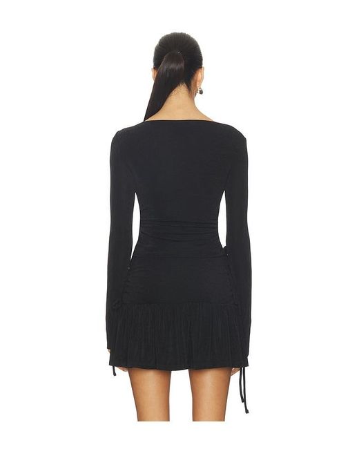 MAJORELLE Black Morie Top