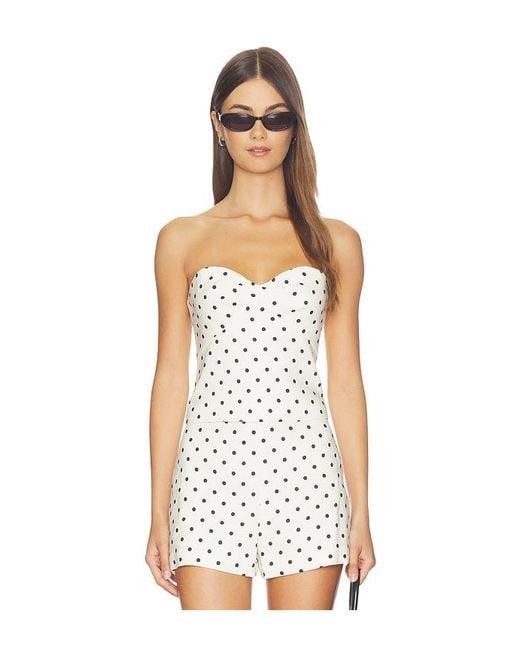 MAJORELLE White Tori Linen Top