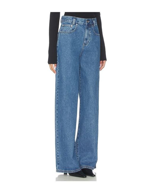 Nakedvice Blue The Turner Wide Leg Jean