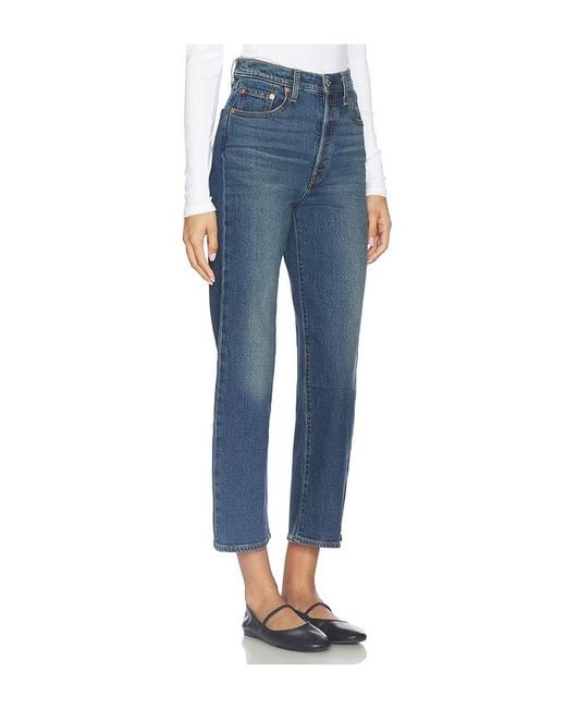 Levi's Blue Ribcage Straight Ankle