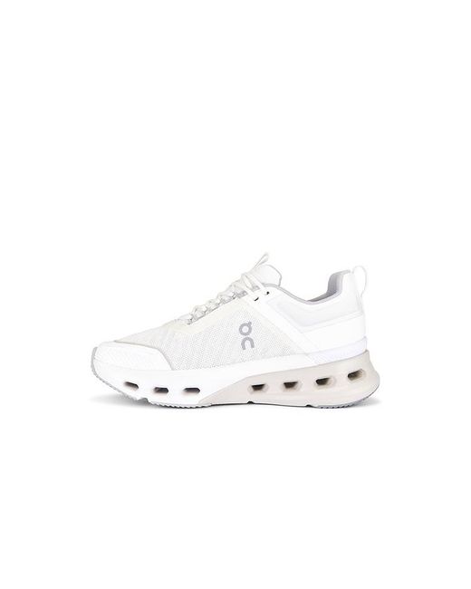 On Shoes White Cloudnova X Sneaker