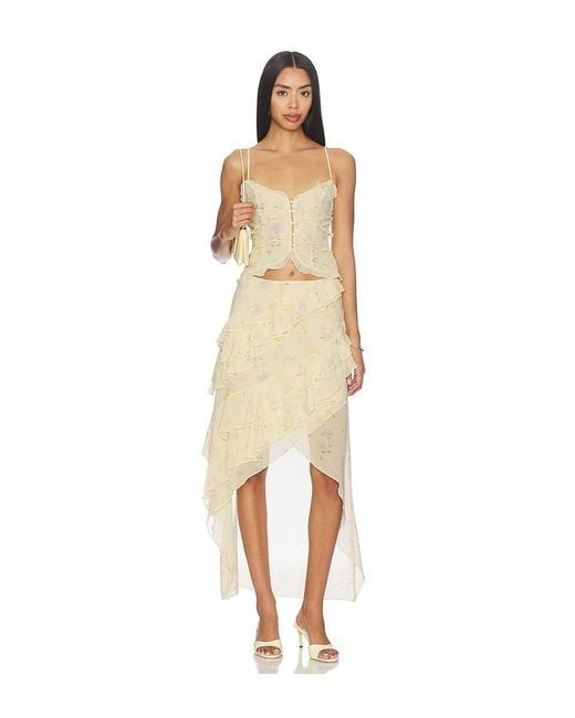 Tularosa Natural Cecilia Maxi Skirt