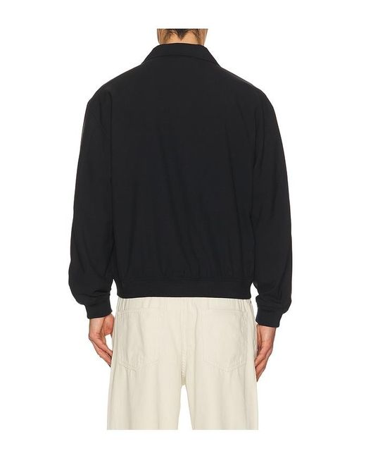 FRAME Black Wool Zip Blouson for men
