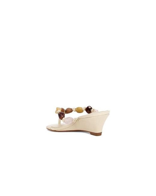 SCHUTZ SHOES White X Revolve Saphire Wedge Sandal