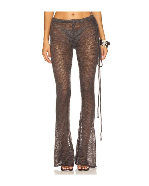 Jaded London Brown Leila Knit Trouser