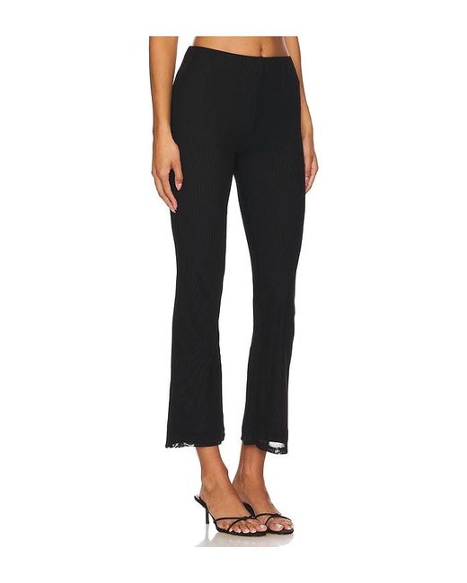 MAJORELLE Black Trey Mesh Pant