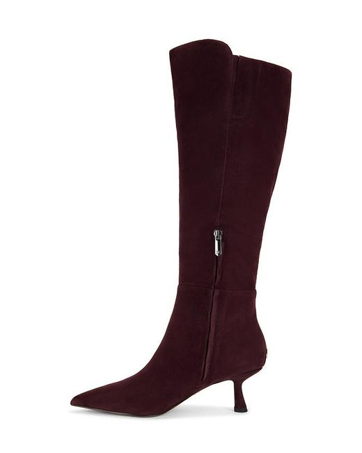 Sam Edelman Red Taylin Wide Calf Boot