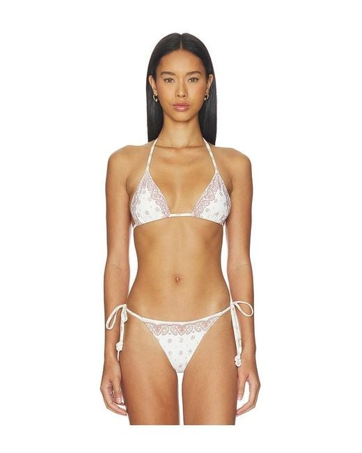 Devon Windsor Natural Elis Bikini Top