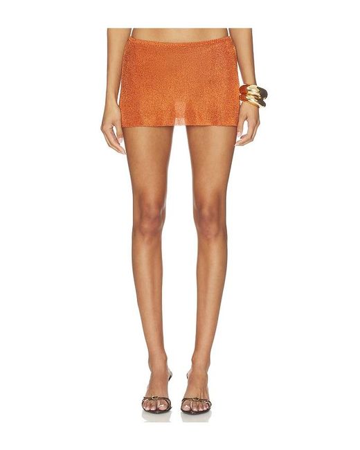 GUIZIO Orange X Revolve Jewels Skirt