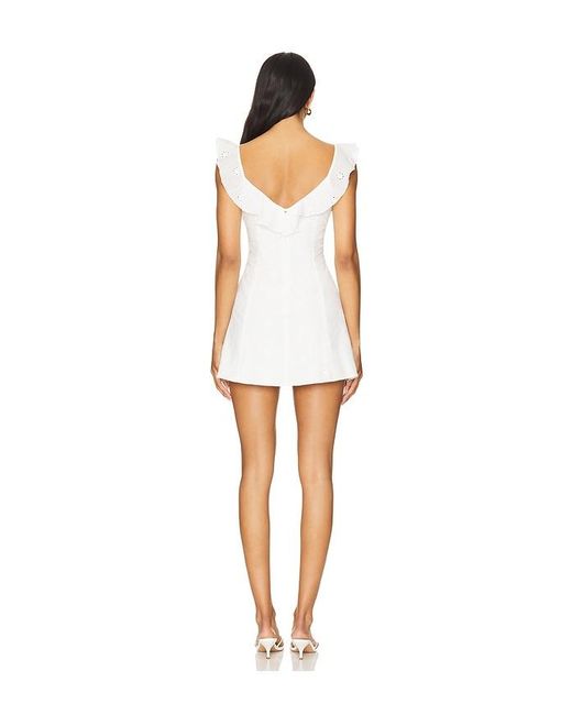 MORE TO COME White Jay Mini Dress