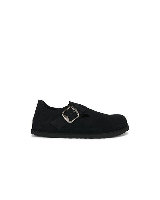 Birkenstock Black London Suede 1774 Clog for men