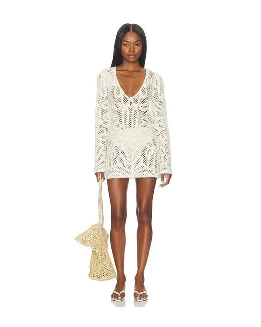 Show Me Your Mumu White X Revolve Anywhere Mini Dress