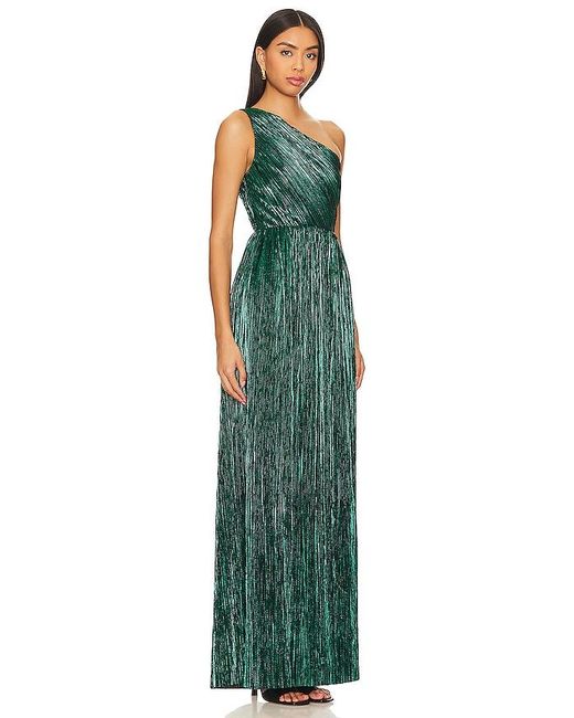House of Harlow 1960 Green X Revolve Claire Pleated Gown