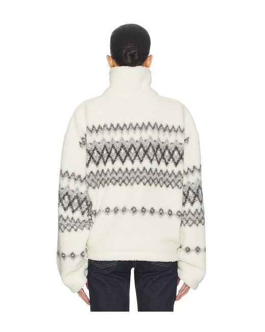 Lovers + Friends Natural Billie Half Zip Pullover