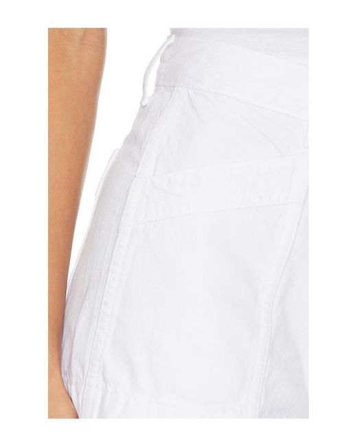Amo Denim White Rebecca Short