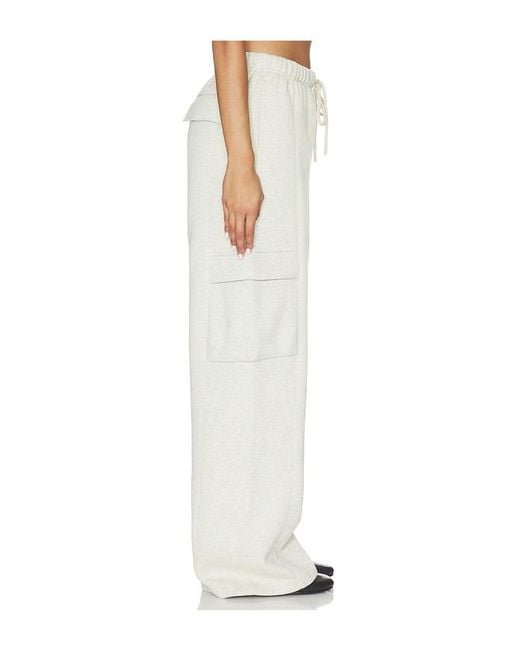 Fear Of God White Cargo Relaxed Sweatpant