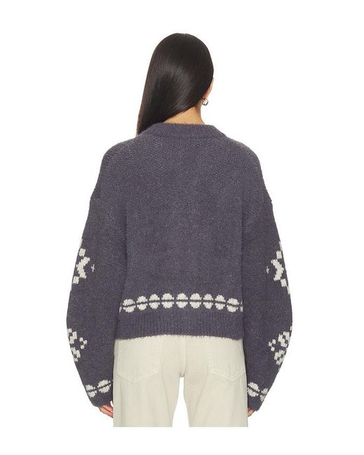 LSPACE Blue Cosmos Sweater