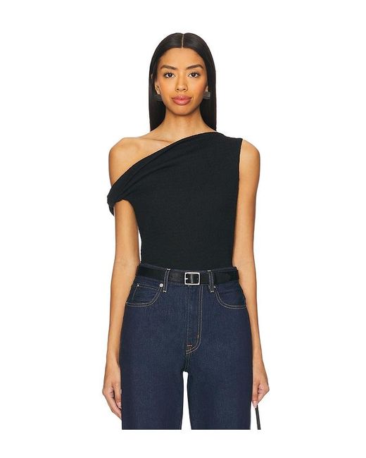 Rag & Bone Blue Lou Off Shoulder Top