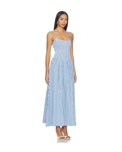 LSPACE Blue Misha Midi Dress