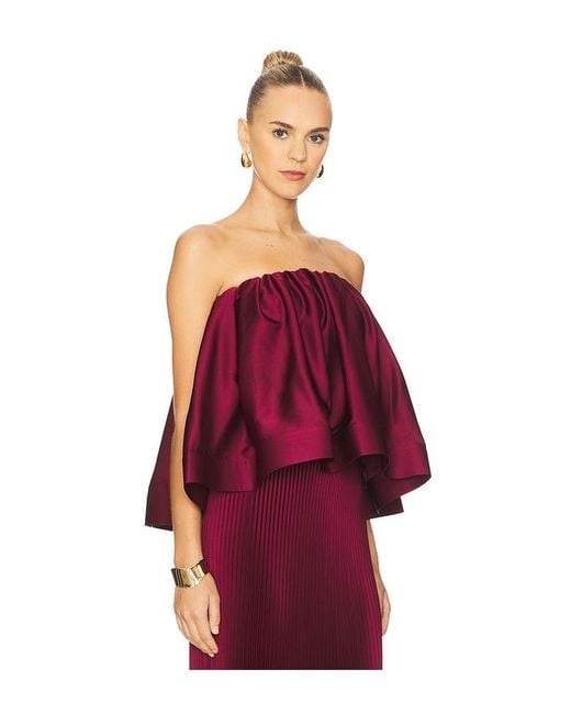 L'idée Red Breeana Top